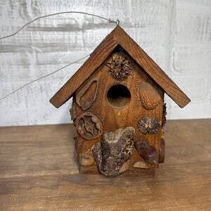 Wood Bird House Cheep Rent Handmade Detailed